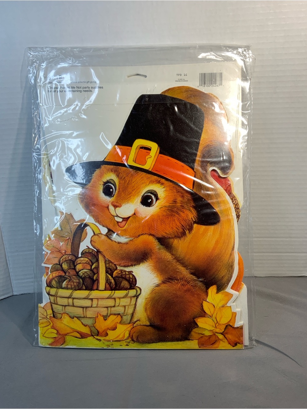 Lot of 12 Vintage Carlton cards Die Cast Squirrel/chipmunk turkey cardboard